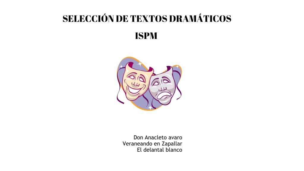 Departamento de Lengua y Literatura comparte selección de textos dramáticos para 8° Básico
